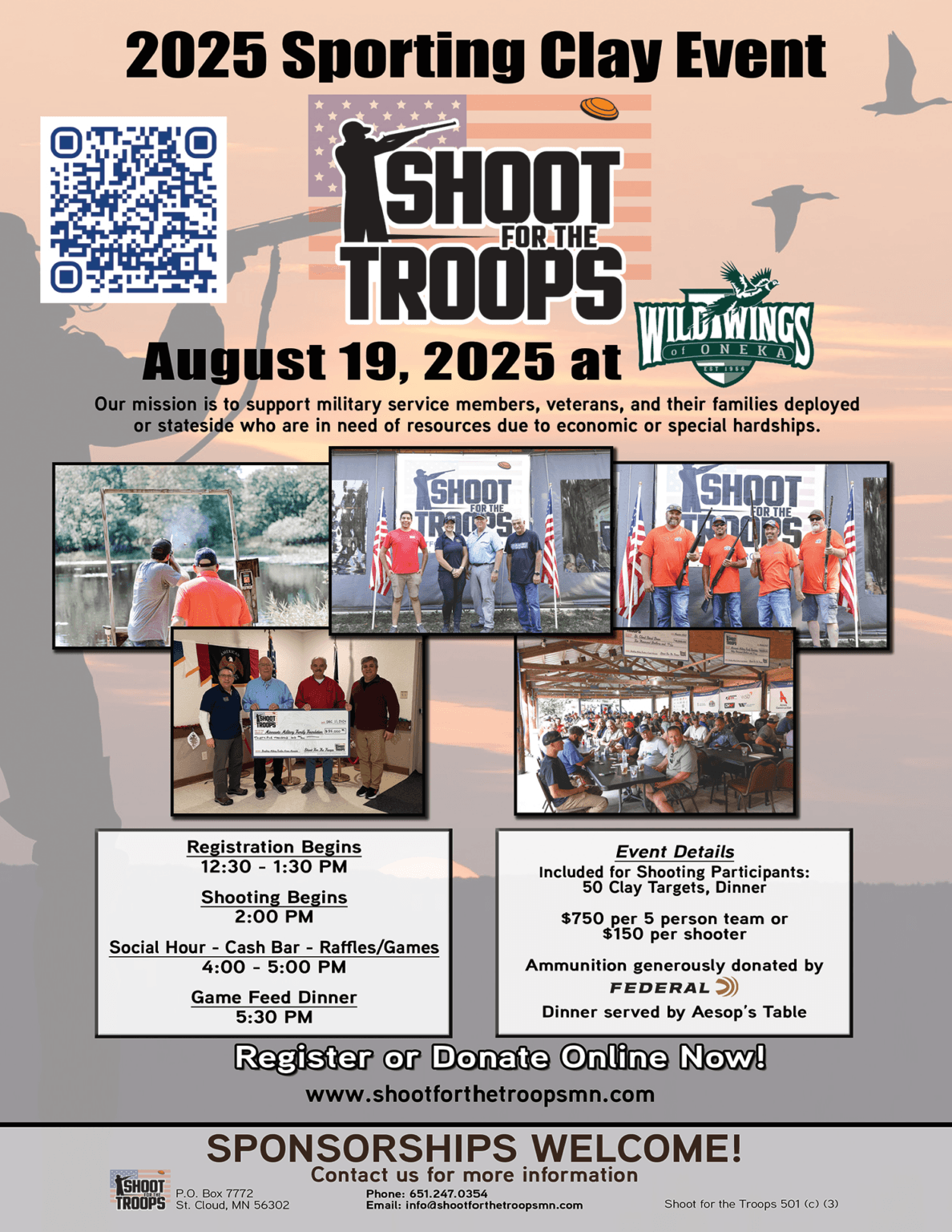 Shoot for the Troops Aug 19th